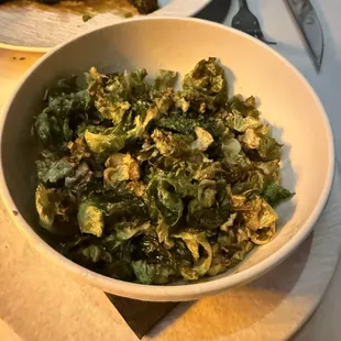 Brussels Sprout Chips