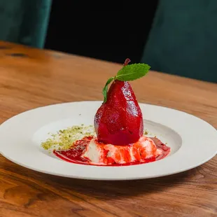 Poached Pear