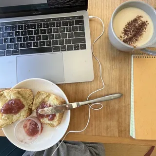 Biscuit with Seasonal Jam