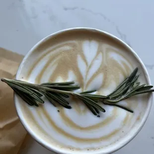 Root and Herb latte