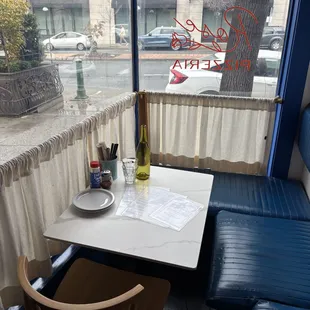 Cute lil' window area where we were seated.