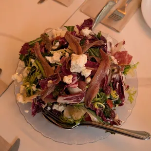 the big salad add anchovies