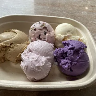 Flight of scoops