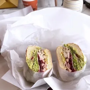 &quot;GIANT&quot; sandwich was a terrific choice off their menu! It was mouth watering and rich with delicious ingredients. Just love this place!
