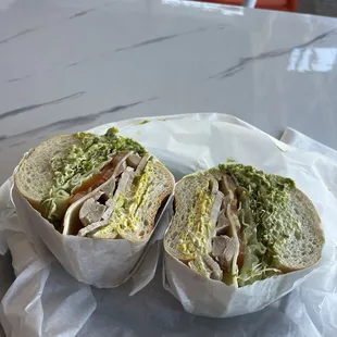 #2 sandwich on sourdough roll