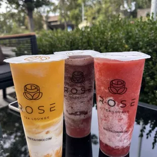 Mango cloud, grape cloud and strawberry cloud.