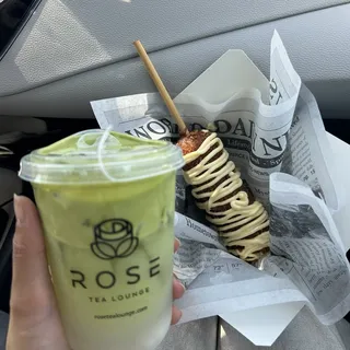 Half & Half Corn Dog (purple)