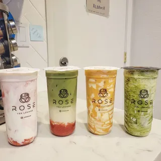 Strawberry Matcha Latte