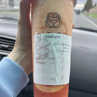 Grapefruit Crush Ice Blended