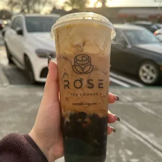 Creme Brulee Boba Latte