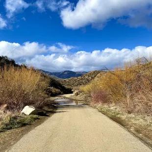 Road into/out of the campground