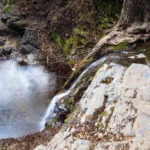 The smaller falls on the way to the main one