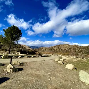 The campgrounds where the trailhead is