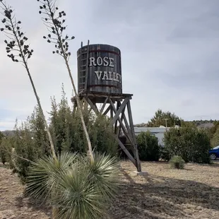 The old water tank- very cool!