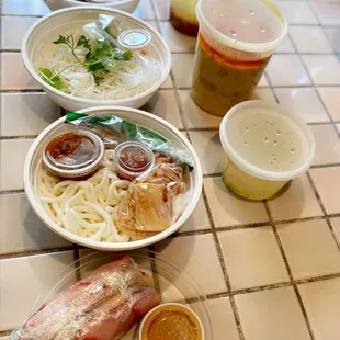 BBQ Pork and Shrimp Salad Rolls