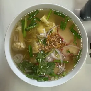 Wonton Noodle Soup