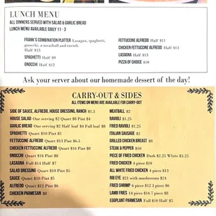Page 5 of menu