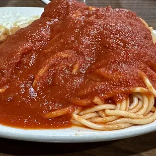 Spaghetti and lasagna