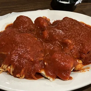 Sampler Plate (Lasagna, Gnocchi, Meatball, Spaghetti).