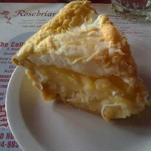 Coconut cream pie