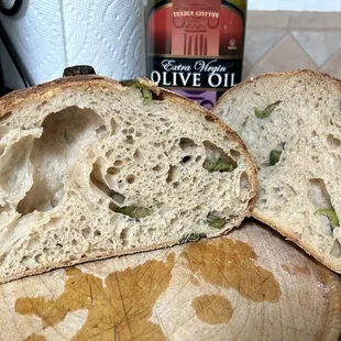 Amazing sourdough bread-great flavor and perfect texture.