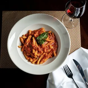 8 finger Cavatelli arrabbiata