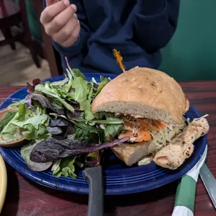 Chili chicken sandwich