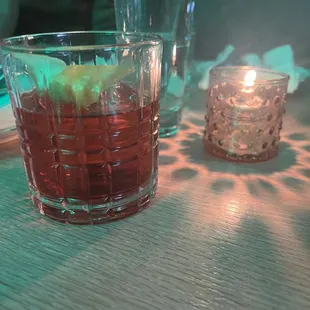 Their Boulevardier. A little to heavy on the ?aperol, much too bitter for my taste