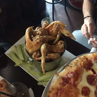 Butter garlic and Parmesan