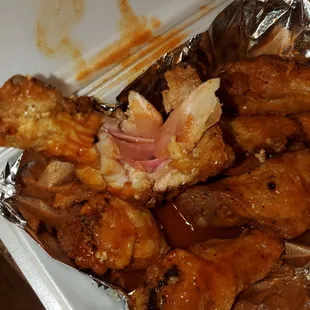 Undercooked/raw wings