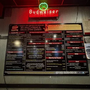 Menu Board (July 2024)