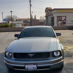 Front view after repair