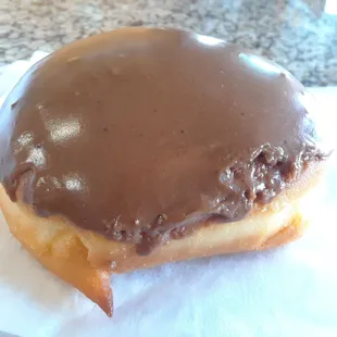 Boston Creme donut was hot and fresh deliciousness!!!