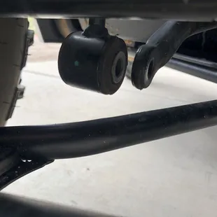 Sway bar and link not bolted