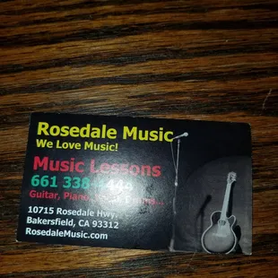 Here is my "receipt " with his signature