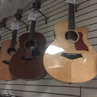 Taylor guitars are the my fav so far.  I'm learning