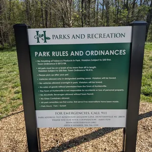 Rosedale Nature Park, Huntersville