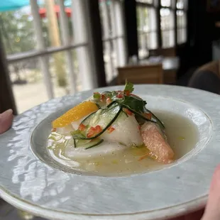 Scallop ceviche