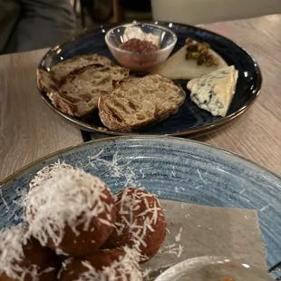 Artisanal cheese plate