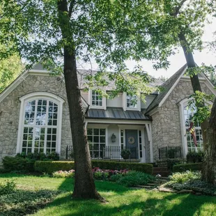 the front of the home