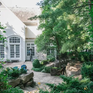 the front of the house