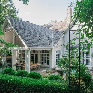 the back of the house