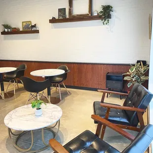 tables, chairs, and a coffee table