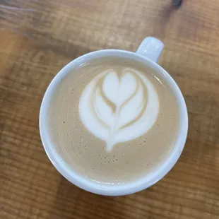 latte art in a cup