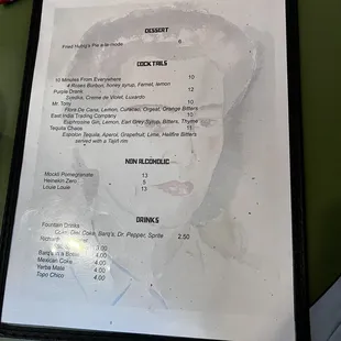 Cocktails and drinks