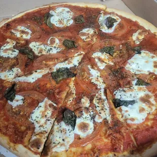 Margherita pizza