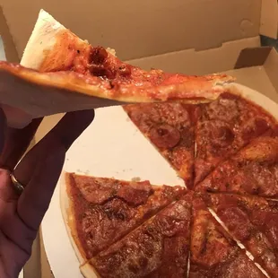 Pepperoni pizza