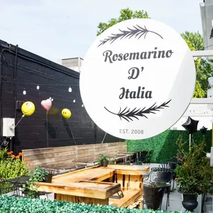 a sign for rosemarino d italia