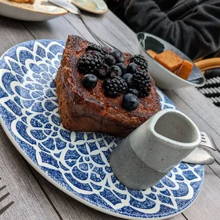 Caramelized brioche french toast