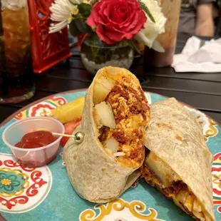 Chorizo burrito